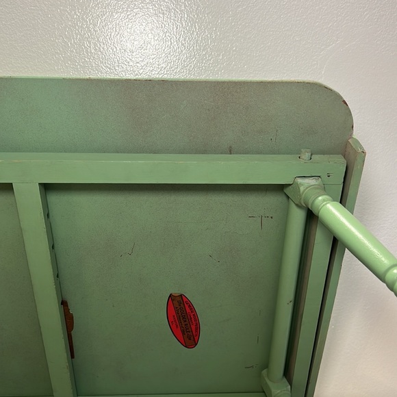 VTG 1940’s TV BED BREAKFAST TRAY 20”x 15”x 8.5” Folding Wood~The Golden Rule~USA - Picture 12 of 15